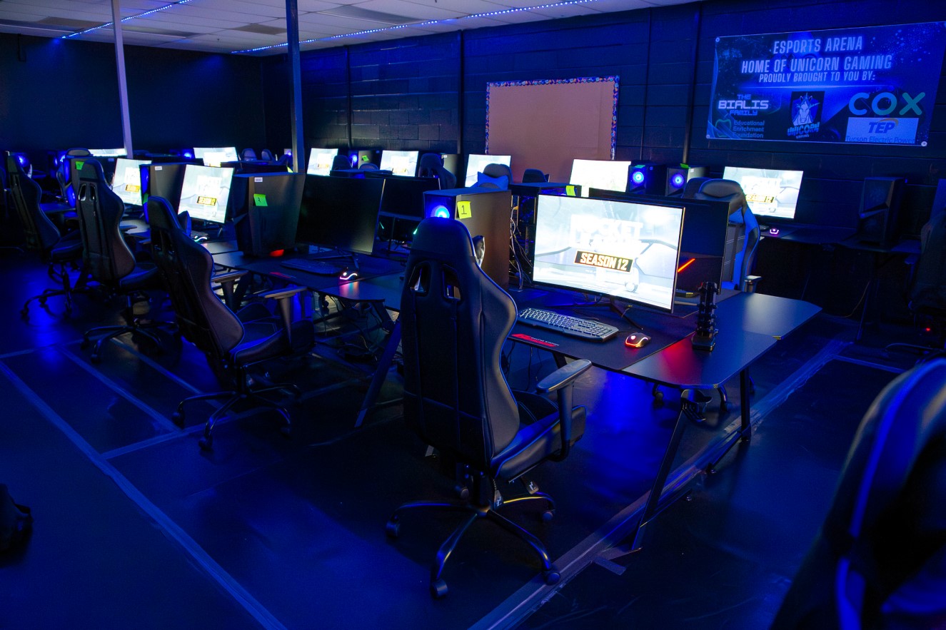 The new eSports lab at Utterback
